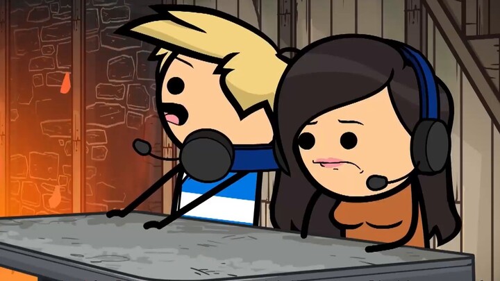 Boxing match between two ghosts - Cyanide Joy Show
