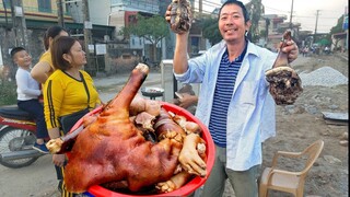 Ẩm Thực Đồng Quê Thịt Chó Luộc Cả Đùi Ngon Nhất Vùng Quê