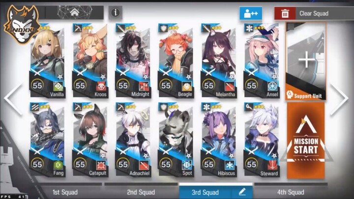 [Arknights] 4-1 Low rarity