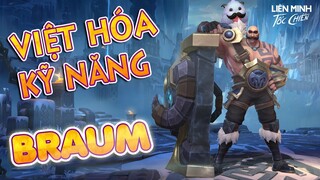 Braum, tiêu điểm tướng, Việt hóa kỹ năng | Liên Minh Tốc Chiến - Wild Rift