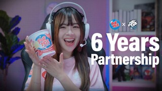 6 YEARS PARTNERSHIP EVOS X POP MIE