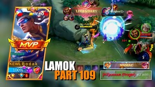 LAMOK PART 109 | BRUNO BEST BUILD AND EMBLEM SEASON 24 | Mobile Legends Bang Bang