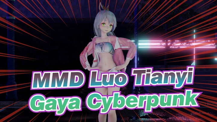 [MMD Luo Tianyi / Simulasi Kostum] Yang Terburuk (Gaya Cyberpunk~)