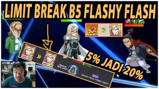 🔥🔥LANGSUNG GAS LIMIT BREAK B5 FLASHY FLASH SSR+ [DARI 5% JADI 20%] - ONE PUNCH MAN The Strongest