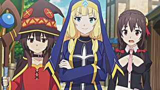 Election of a new priest | Konosuba: An Explosion on This Wonderful World! Ep 8 English Sub