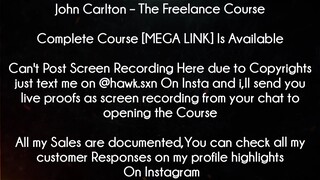 John Carlton Course The Freelance Course download