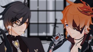 【原神MMD】璃月黑手党 文武双全 『 LAMB 』