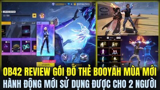 (Free Fire) OB42 Review Gói Đồ Thẻ Booyah Mùa Mới Tháng 12, Hành Động Mới Dùng Được Cho 2 Người