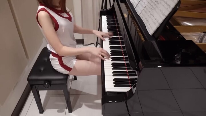 [coser piano performance] A Certain Scientific Railgun OP1 Only My Railgun