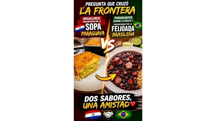 🇵🇾 Sopa Paraguaya vs. Feijoada 🇧🇷 | Preguntas que cruzan la frontera