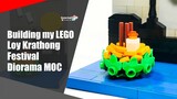 Building my LEGO Loy Krathong Festival Diorama | Somchai Ud