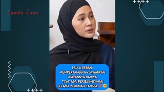PAULA: TIDAK ADA TERJADINYA PERSELINGKUHAN SELAMA SAYA MENIKAH😱‼️