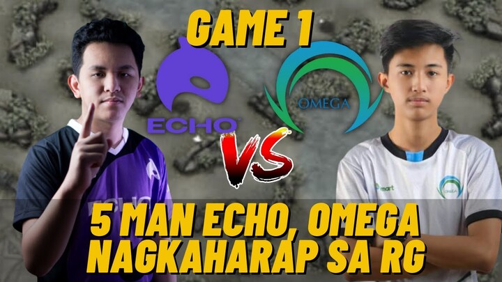 5 MAN ECHO VS 5 MAN SMART OMEGA |GAME 1| MPL LINE UP NAGKABALAGBAGAN SA RG