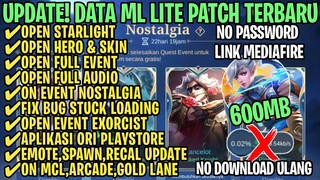 Data ML Lite Full Event 600Mb Terbaru Patch Hero Revamp | ML Lite | Cara Mengatasi Lag & Patah Patah