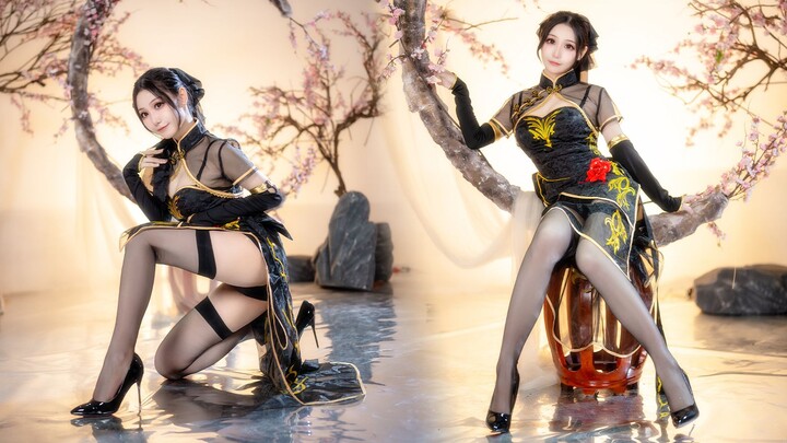 【Ermin】Once Seen, Never Forgotten; Thought Of Like Madness 🌸 Peach Blossom Cheongsam 🌸