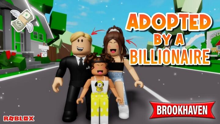 ADOPTED BY A BILLIONAIRE! - BROOKHAVEN RP (Roblox Brookhaven)
