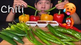 MUKBANG ASMR Eating Hot Chili | ម្ទេសហិល7មុខ