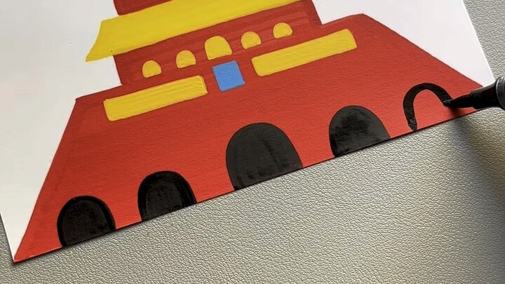 Here's a theme painting perfect for celebrating National Day—quickly save it and grab your kids to c
