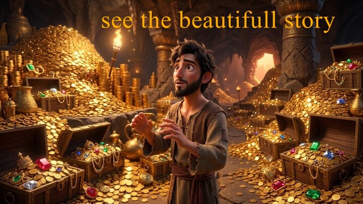 Ali Baba & The Secret Cave | Part 1 | Animated Moral Story AliBaba #OpenSesame #AnimatedStories #Mor