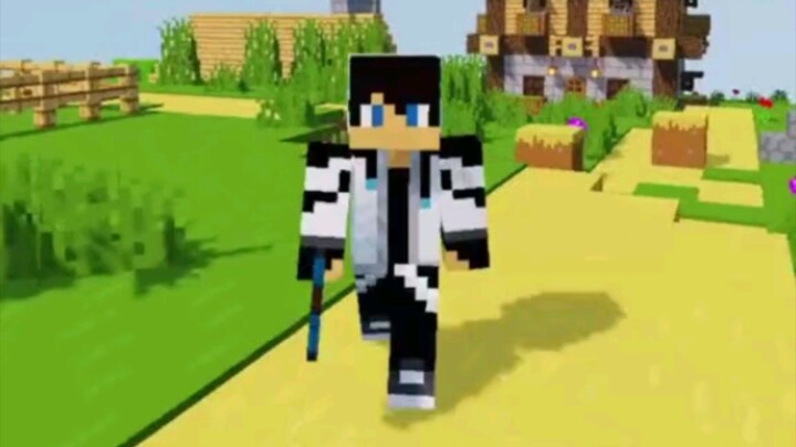 cara menggiring sapi dan domba di minecraft