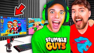MRBEAST me ENVIÓ sus NUEVAS SKINS de STUMBLE GUYS! 😱