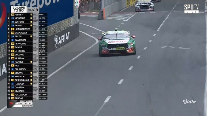 Supercars 2025 Boost Mobile Gold Coast 500 (SPOTV) October 26th, 2025