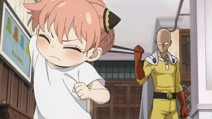 Anya Lawan Saitama Modal Nekat 😂