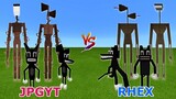 Trevor Henderson Creatures (JPGYT) vs. Trevor Henderson Creatures (Rhex) - Part 1: UNFAIR Minecraft