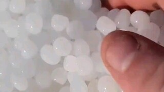 Why is the sand here round?