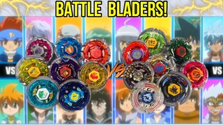 Beyblade Battle Bladers (IN REAL LIFE vs ANIME!!) INSANE Metal Fusion Battles!