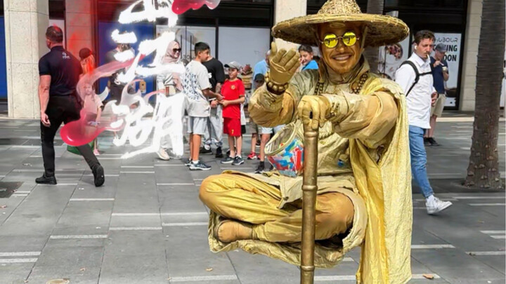 3亿人看我发过的悬浮金人，时隔1年，又来揭秘了。#人体悬浮 #悬浮表演 #AjStudio视频运营 #澳骄攻略