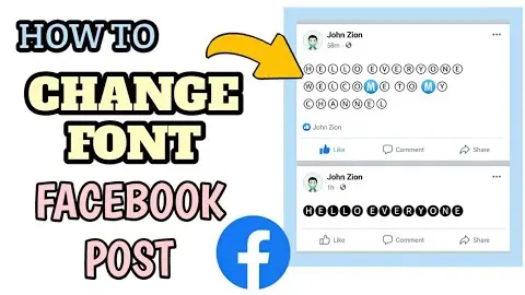 HOW TO CHANGE FONT FACEBOOK POST