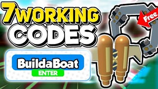 New "7 Working Codes in Roblox Build a Boat for Treasure