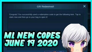 ML New Codes/June 19 2020