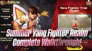 [SF: Duel] - Summer Yang Fighter Realm Trial! Free Rewards! Teams & Gameplay!