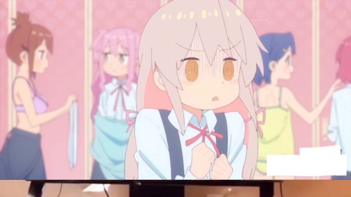 When you are watching "Don't Be an Onii-chan" your friend comes over!