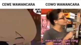ketika cewe vs cowo wawancara🗿🗿