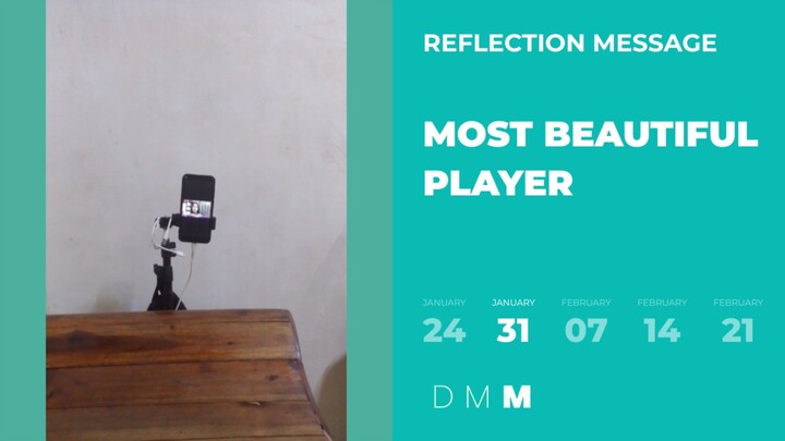 DMM: Most Beautiful Player - January 31, 2026 - Reflection Message - 2nd Airez Special