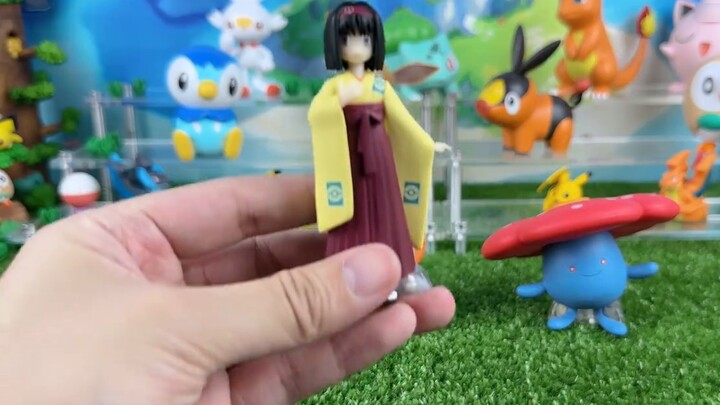 [Pocket Maple] Kanto Rika Overlord Flower Stinky Flower Bandai Pokémon Quy mô Thế giới Đồ chơi Thực 