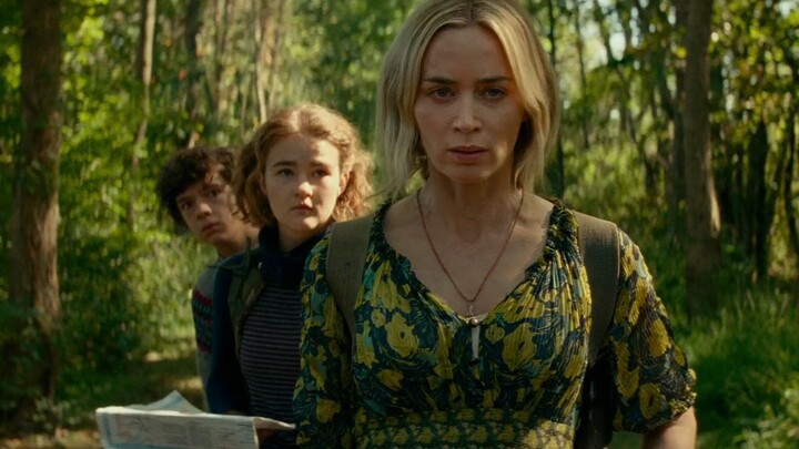The trailer for the thriller "A Quiet Place 2" is previewing, and it is about to enter unknown terri