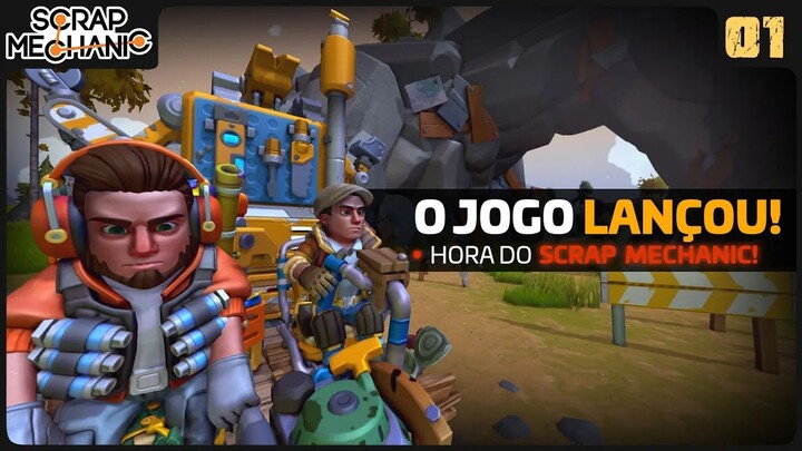 SCRAP MECHANIC LANÇOU!! BORA JOGAR COM O DETONA! - Survival Coop