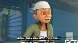Upin & Ipin Musim 18 - Balap Pelepah Kelapa - Upin Ipin Terbaru 2025