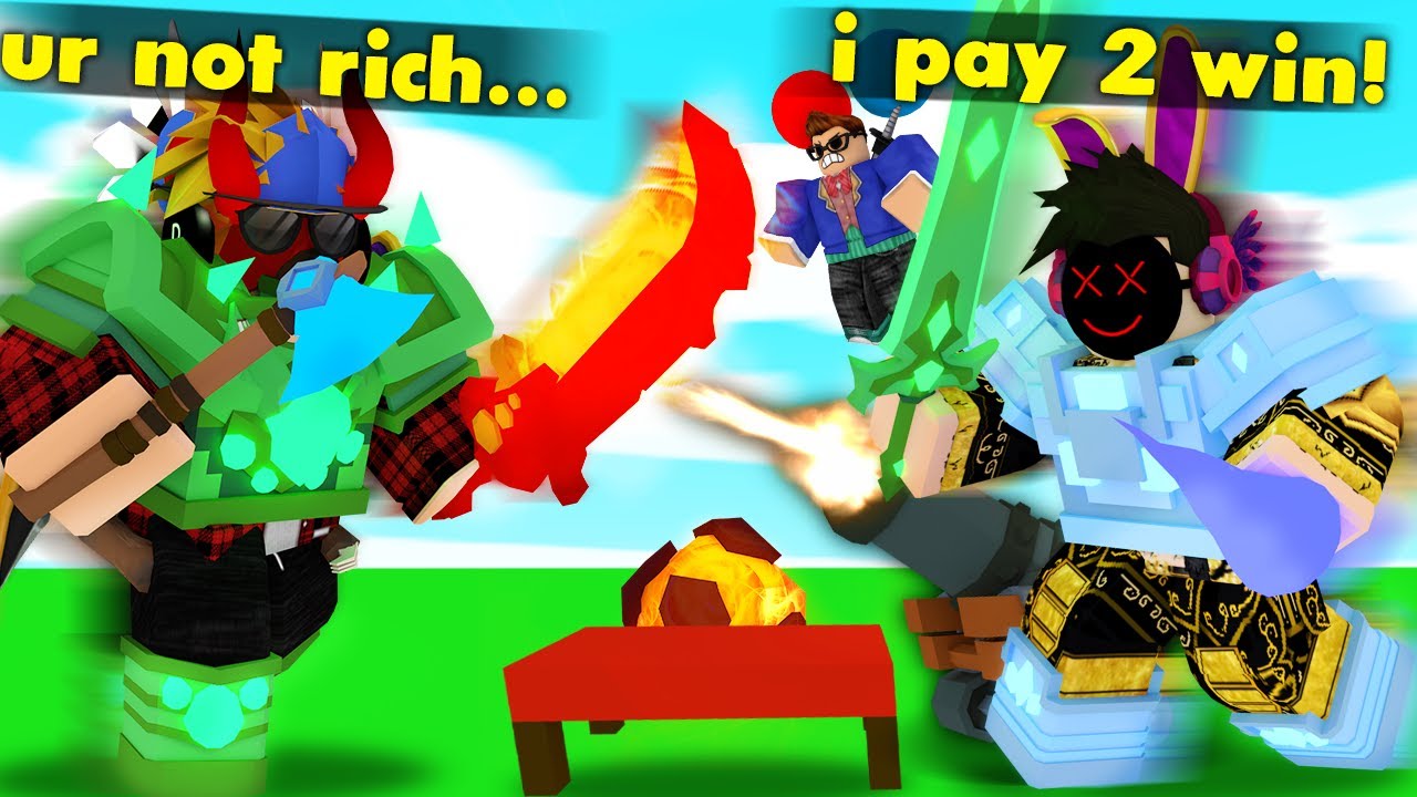 I 1v1'd a HACKER in Roblox Bedwars.. 