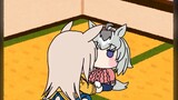 [Uma Musume: Animasi Pretty Derby Tanuki] Ibu mencubit kaki Topi Oguri