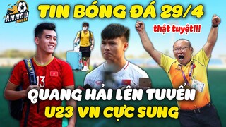 TIN QUÁ VUI, Quang Hải Quay Xe Dự Sea Games 31...Thầy Park Giật Mình Vui Sướng, U23 VN Cực Sung