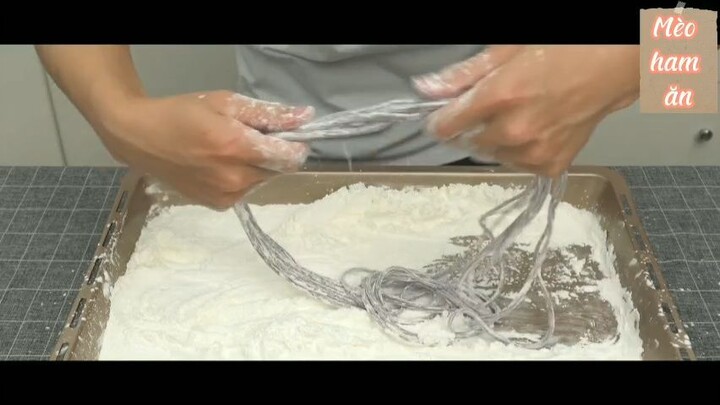 Làm kẹo râu rồng Hàn Quốc 2 #amthuc
