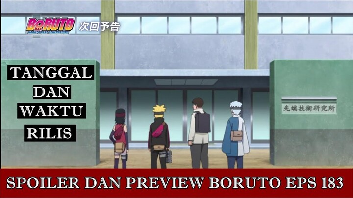 Boruto Episode 183 (Spoiler & Preview Boruto Eps 183)