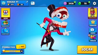 Skins do DIGITAL CIRCUS invadiu o Stumble Guys