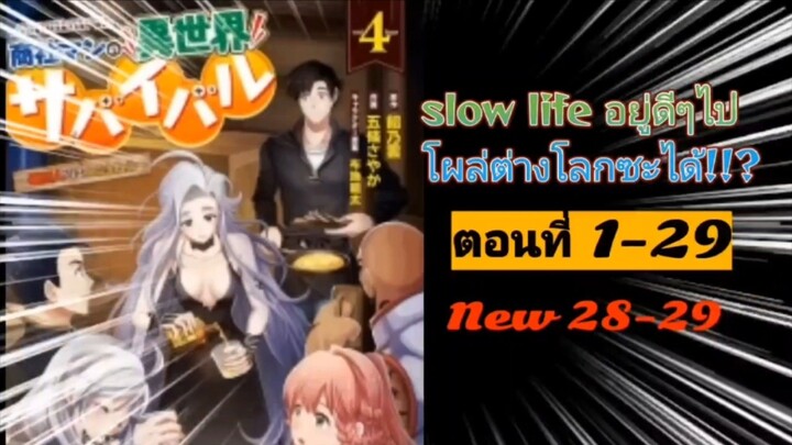 [อ่านมังงะ]slow life อยู่ดีๆ ไปโผล่ต่างโลกซะได้!!?รวมตอน 1-29 (จบบริบูรณ์)