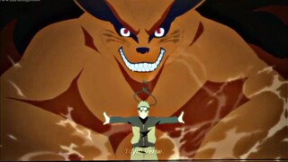 pov  : Naruto menggunakan mode kurama
